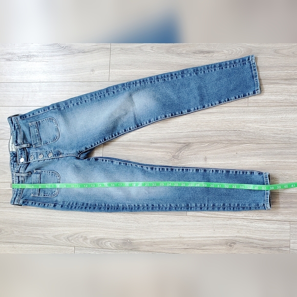 Anthropologie+AG "Stevie" Ankle Button Fly Slim Straight Jeans 27, EUC - Picture 13 of 15